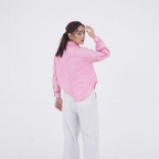 Carrot Cotton High-Low Shirt